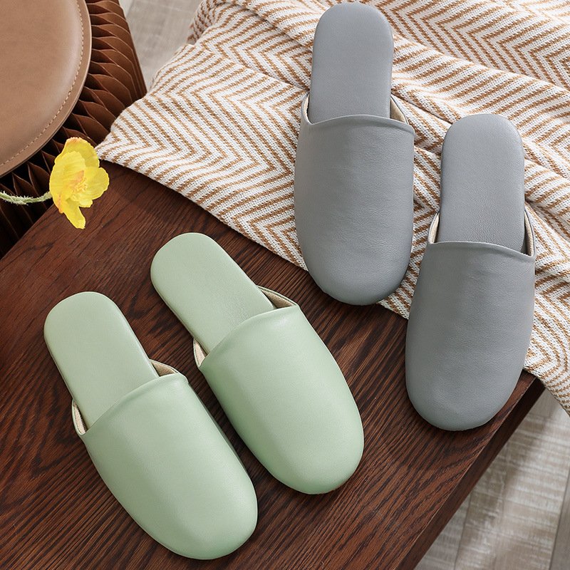 Home Full-Grain Lambskin Slippers